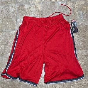 **Last chance** NWT NBN Gear Vibrant Red Men's Athletic Shorts